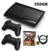 GAME PLAY3 250GB ULTRA SLIM + Jogo + 2 controles